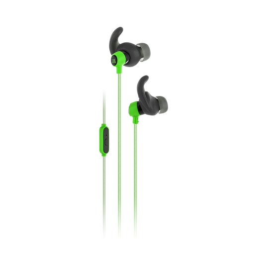 Reflect Mini - Green - Lightweight, in-ear sport headphones - Hero