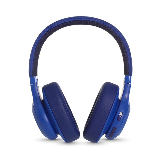 JBL E55BT - Blue - Wireless over-ear headphones - Detailshot 4