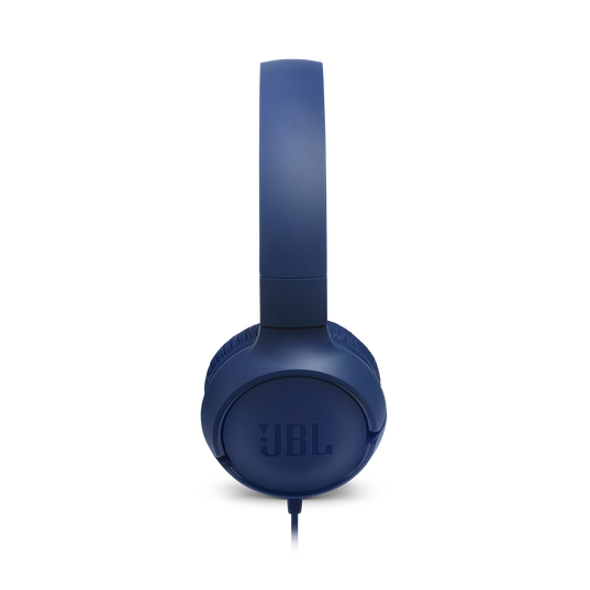 JBL Tune 500 - Blue - Wired on-ear headphones - Detailshot 2