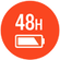Hasta 48 horas de reproducción
