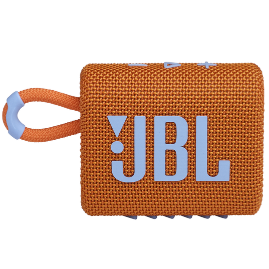 JBL Go 3 - Orange - Portable Waterproof Speaker - Front