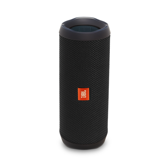 JBL Flip 4 - Black - A full-featured waterproof portable Bluetooth speaker with surprisingly powerful sound. - Hero