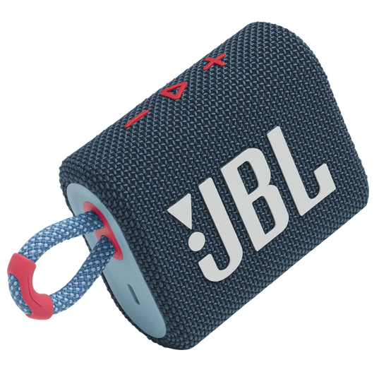JBL Go 3 - Blue / Pink - Portable Waterproof Speaker - Detailshot 1