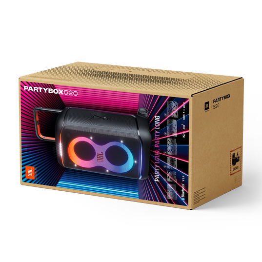 JBL PartyBox 520 - Black - Portable battery-powered party speaker with powerful and loud sound - Detailshot 9