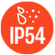 Índice de protección IP54, resistencia al polvo y al agua*