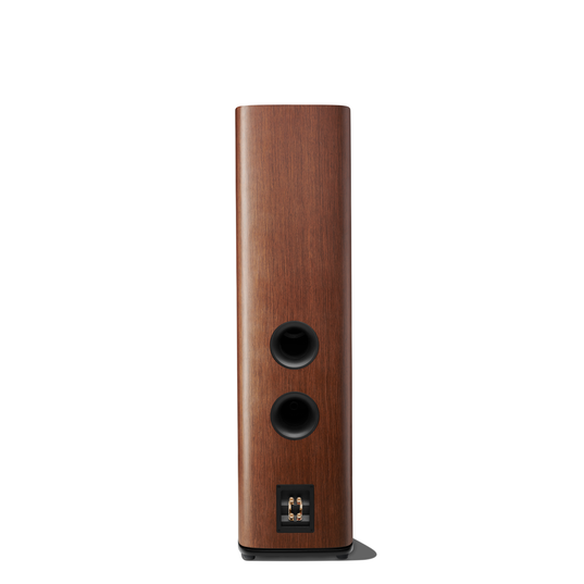 HDI-3800 - Walnut - 2 ½-way Triple 8-inch (200mm) Floorstanding Loudspeaker - Back