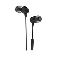 JBL C50HI - Black - In-Ear Headphones - Hero