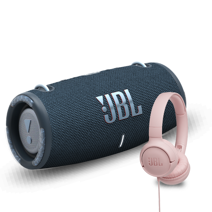 Combo JBL Xtreme 3 Blue + JBL Tune 500 Pink