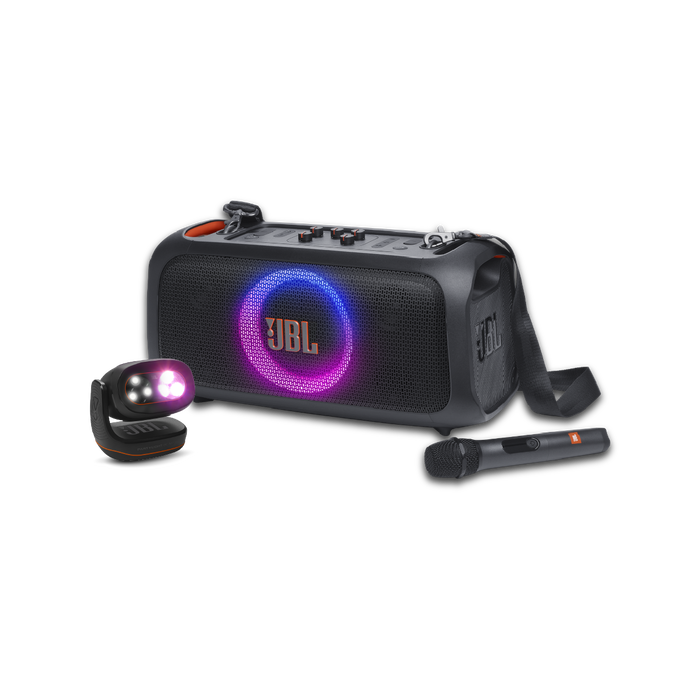 Combo PartyBox On-the-Go Essential + PartyLight Beam
