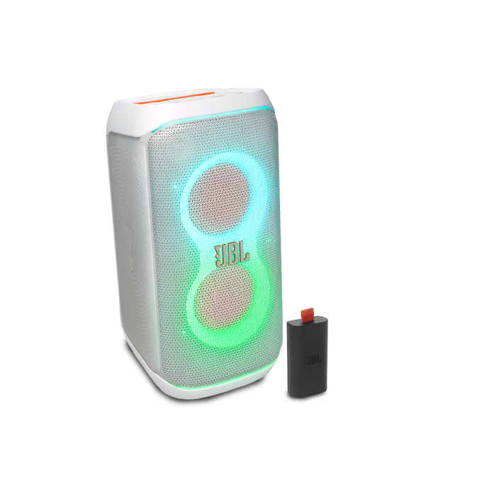 Combo JBL PartyBox Club 120 Blanca + Bateria 200