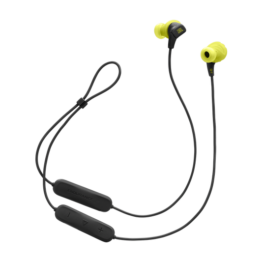 JBL Endurance Run 3 Wireless - Black / Lime - Wireless Sport Headphones - Right image number null