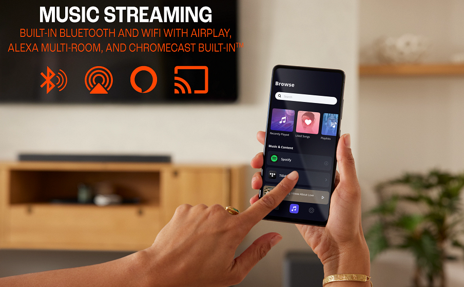 JBL BAR 1000 Wifi integrado con AirPlay, Alexa Multi-Room Music y Chromecast built-in™ - Image