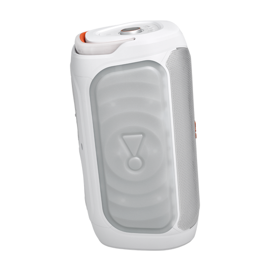 JBL PartyBox 130 - White - Portable party speaker with JBL legendary sound, a dynamic lightshow and a foldable ergonomic handle - Left image number null
