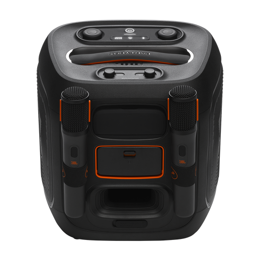 JBL PartyBox Encore 2 - Black - Portable party speaker with 1 mic - Back image number null