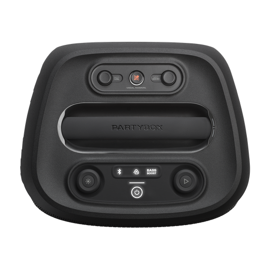 JBL PartyBox Encore 2 Plus - Black - Portable party speaker with real-time AI vocal removal and two wireless mics - Top image number null