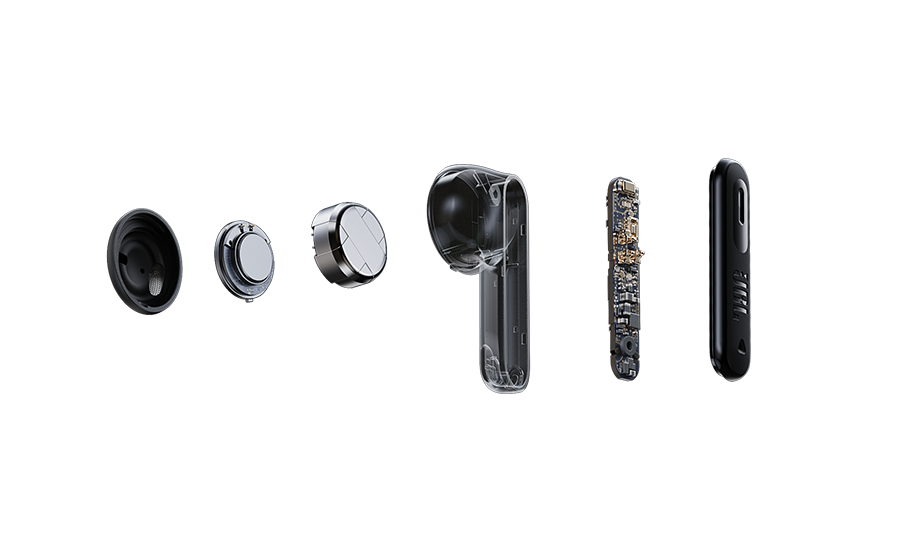 JBL Tune Flex 2 Ghost Edition Llamadas perfectas y una experiencia personalizada con 6 micrófonos - Image