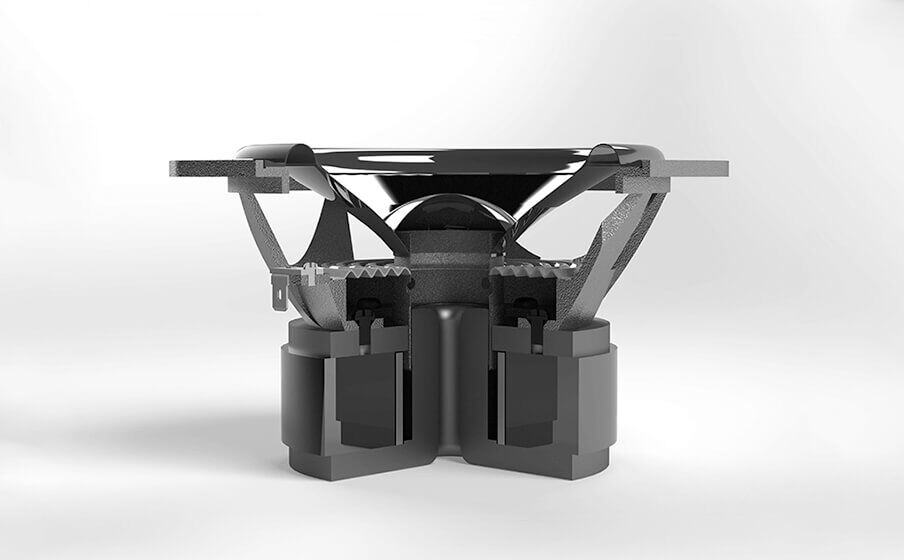 HDI-3600 Altavoces moldeados Advanced Aluminum Matrix de 200 mm. - Image
