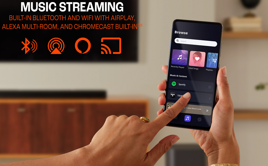 JBL BAR 1300X Built-In Wi-Fi con AirPlay, Alexa Multi-Room Music y Chromecast built-in™ - Image