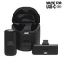 JBL Quantum Stream Wireless USB-C - Black - Wearable wireless streaming microphone - Hero