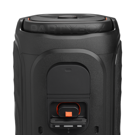 JBL PartyBox 130 - Black - Portable party speaker with JBL legendary sound, a dynamic lightshow and a foldable ergonomic handle - Detailshot 1 image number null