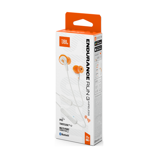 JBL Endurance Run 3 Wireless - White - Wireless Sport Headphones - Detailshot 15 image number null