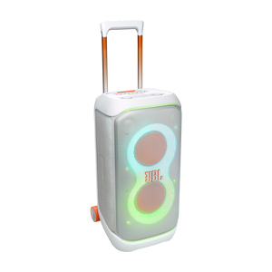 JBL PartyBox Stage 320 - White - Portable party speaker with wheels - Hero JBL PartyBox Stage 320