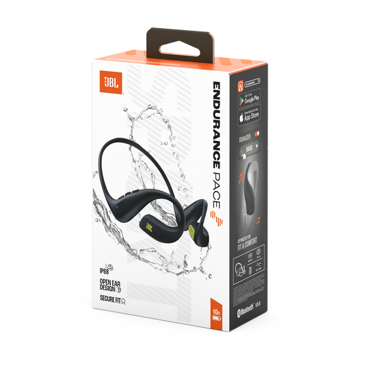 JBL Endurance Pace - Black / Lime - Open-Ear Sport Headphones - Detailshot 15 image number null