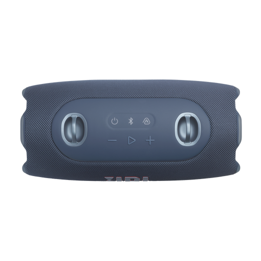 JBL Xtreme 5 - Blue - Portable waterproof speaker with massive legendary JBL sound, ambient edge lighting, and a convenient shoulder strap - Top image number null