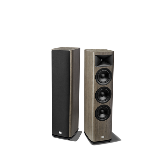 HDI-3600 - Grey Oak - 2 ½-way Triple 6.5-inch (165mm) Floorstanding Loudspeaker - Detailshot 1 image number null