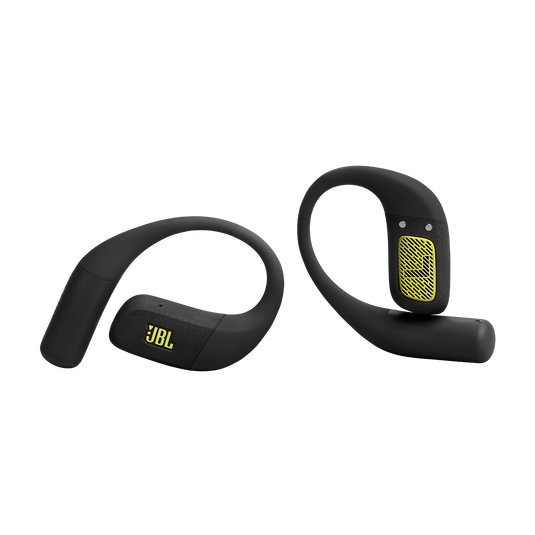JBL Endurance Zone - Black / Lime - True Wireless open-ear sport headphones - Front image number null