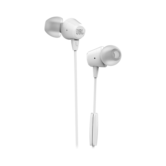 JBL C50HI - White - In-Ear Headphones - Hero image number null