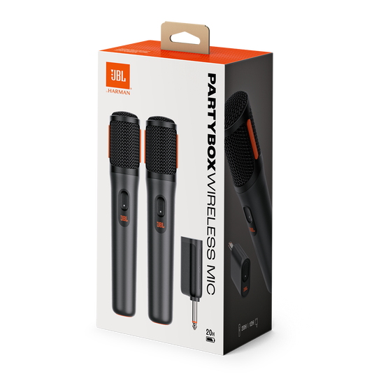 JBL PartyBox Wireless Mic - Black - Digital wireless microphones - Detailshot 6 image number null