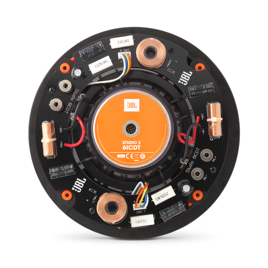 Studio 2 6ICDT - Black - Premium Stereo In-Ceiling Loudspeaker with 6-1/2” Woofer - Back image number null