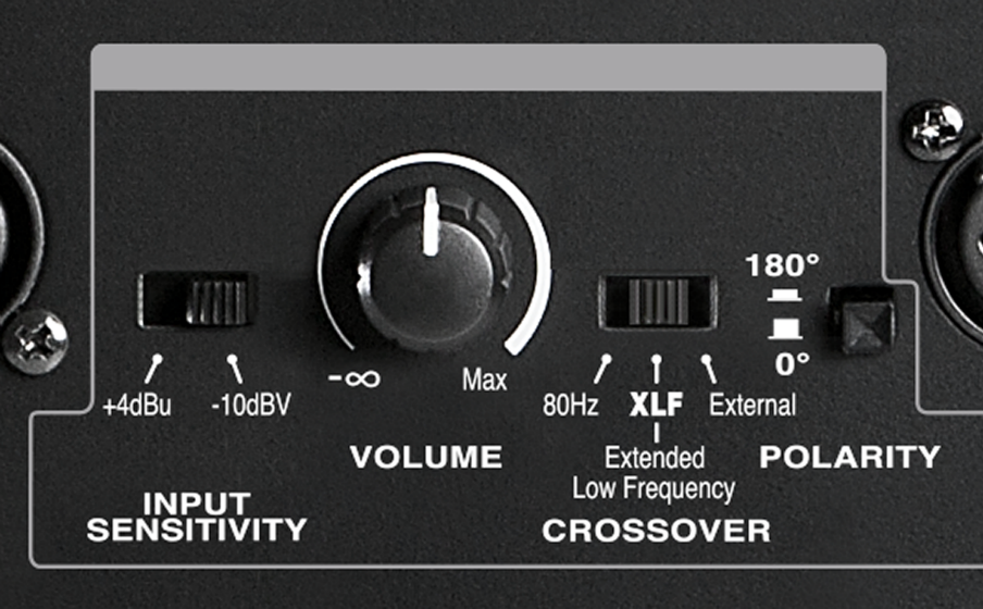 JBL LSR310S Configuración XLF Extended Low Frequency - Image