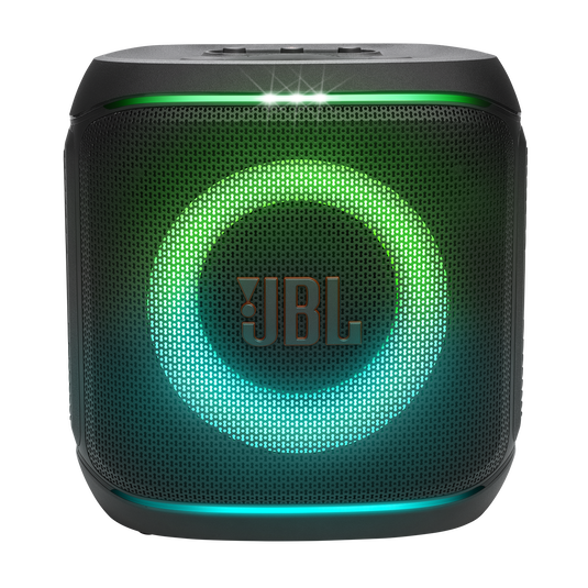 JBL PartyBox Encore 2 Plus - Black - Portable party speaker with real-time AI vocal removal and two wireless mics - Front image number null