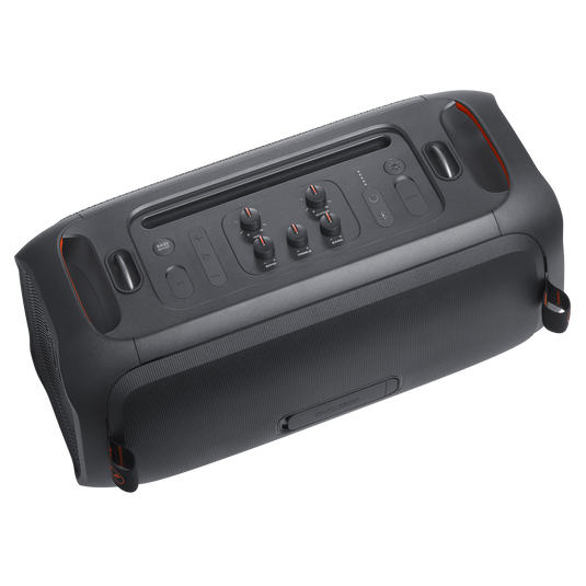 JBL PartyBox On-the-Go Essential - Black - Portable party speaker with built-in lights and wireless mic - Detailshot 7 image number null