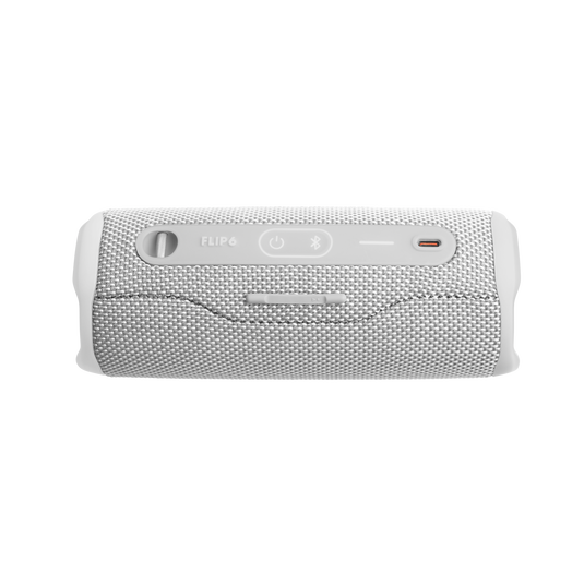 JBL Flip 6 - White - Portable Waterproof Speaker - Bottom image number null