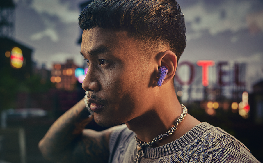 JBL Tune Flex 2 Ghost Edition Cancelación de ruido adaptativa con Smart Ambient - Image