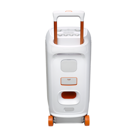 JBL PartyBox Stage 320 - White - Portable party speaker with wheels - Detailshot 8 image number null