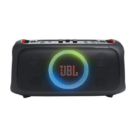 JBL PartyBox On-the-Go Essential - Black - Portable party speaker with built-in lights and wireless mic - Front Alternative image of JBL PartyBox On-the-Go Essential