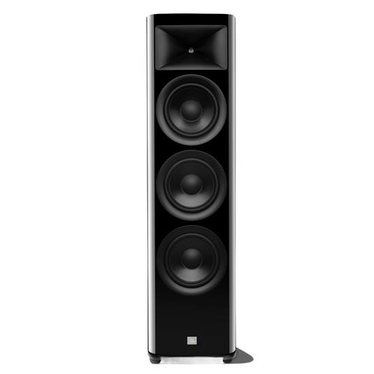 HDI-3800 - Black Gloss - 2 &frac12;-way Triple 8-inch (200mm) Floorstanding Loudspeaker - Hero image number null