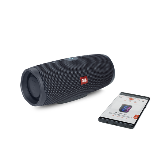JBL Charge Essential 2 - Gun Metal - Portable Waterproof Speaker with Powerbank - Detailshot 1 image number null