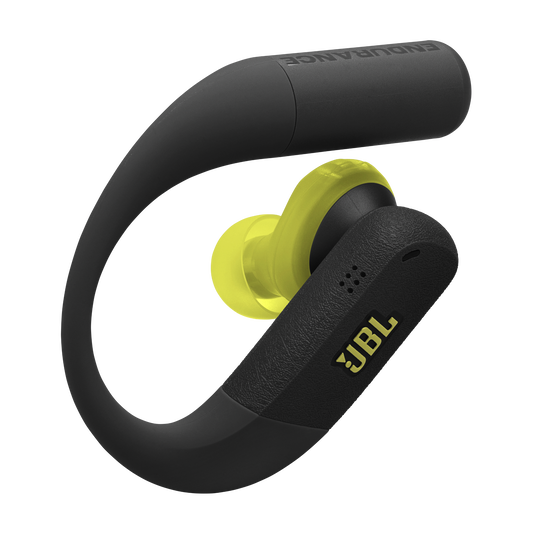 JBL Endurance Peak 4 - Black / Lime - True Wireless Noise Cancelling Sport Earbuds - Detailshot 1 image number null