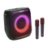 JBL PartyBox Encore 2 Plus - Black - Portable party speaker with real-time AI vocal removal and two wireless mics - Hero