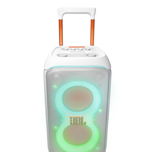 JBL PartyBox Stage 320 - White - Portable party speaker with wheels - Detailshot 5 image number null