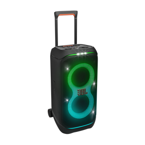 JBL PartyBox Stage 320 - Black - Portable party speaker with wheels - Hero JBL PartyBox Stage 320