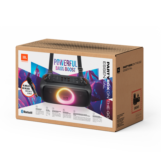 Borsa Da Viaggio Protettiva Per JBL PartyBox On-the-Go 2 – Custodia In Velluto 6mm, Con Tasca Per Microfoni E Accessori, Maniglia E Tracolla