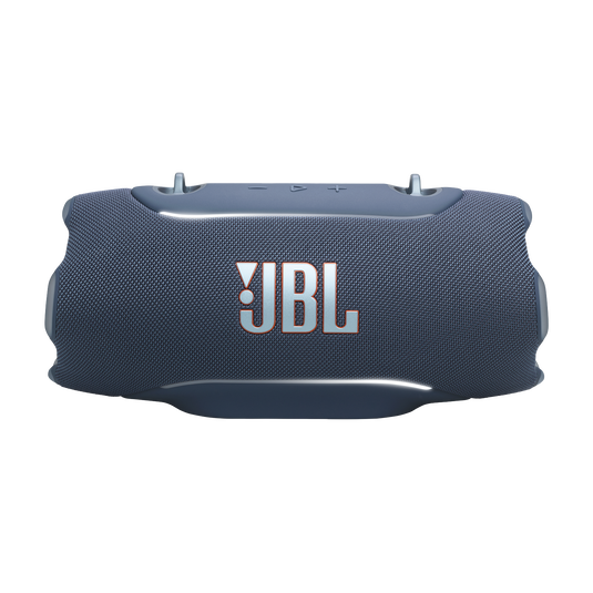 JBL Xtreme 5 - Blue - Portable waterproof speaker with massive legendary JBL sound, ambient edge lighting, and a convenient shoulder strap - Front image number null