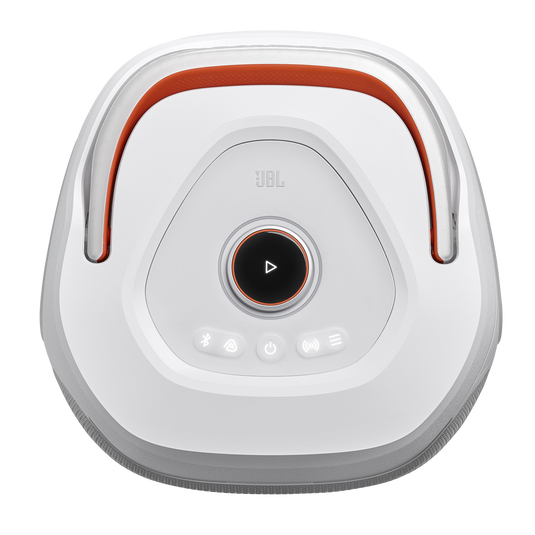 JBL PartyBox 130 - White - Portable party speaker with JBL legendary sound, a dynamic lightshow and a foldable ergonomic handle - Top image number null