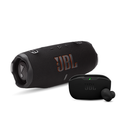 Combo Charge 6 (Black) + Wave Buds 2 (Black) image number null